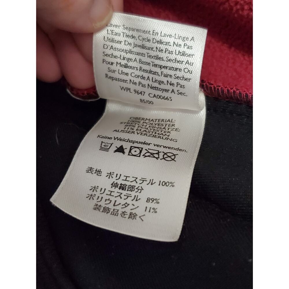 Eddie Bauer Windcutter Fleece Jacket Women’s Red Black Softshell WeatherEdge 365 - Picture 11 of 16